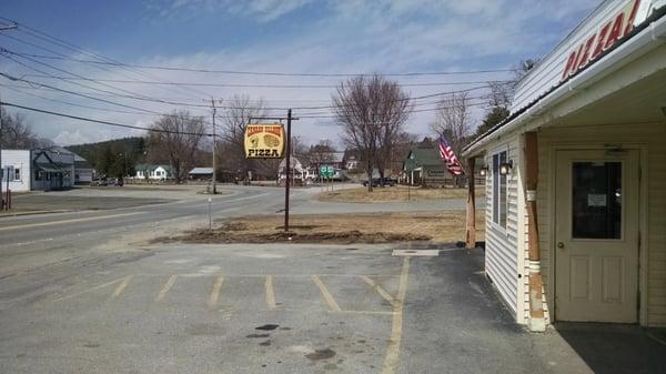 Storefront / sign at the road.