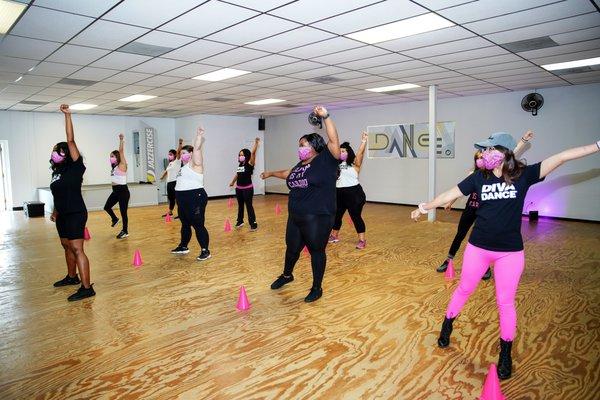 Socially distant and masked up, but make it cute! Join us for our all levels adult dance classes!