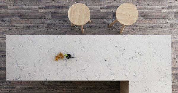 Valley White - A new quartz design from Vicostone featuring subtle depth and movement inspired by the beauty of nature