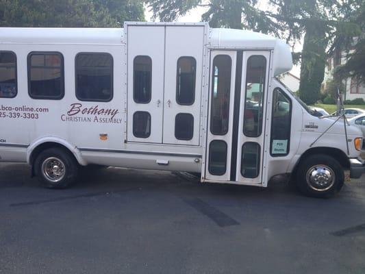 Amazing shuttles to get you to service.