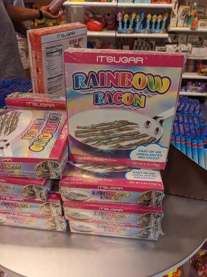 Rainbow bacon. Part of an unbalanced diet... lol