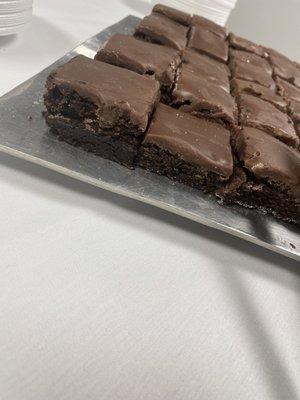 Brownies- sugar on the bottom!