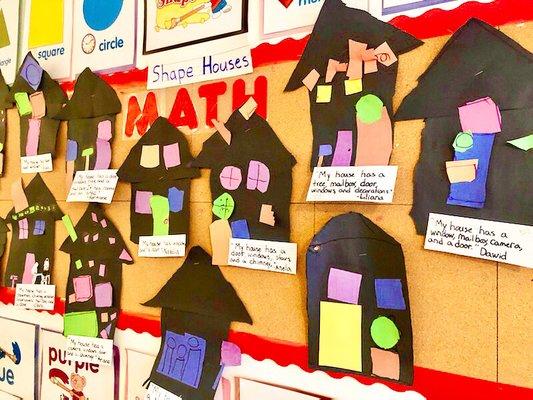 Children built their homes with their interpretation of home