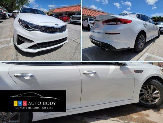 Kia Optima auto painting