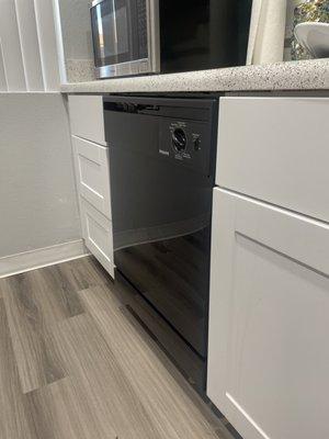 Dishwasher installation