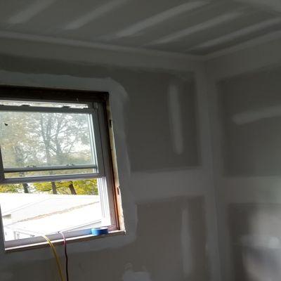 Tape and spackle