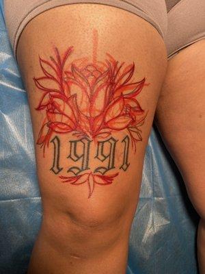 Flowers Tattoo (add onto existing)