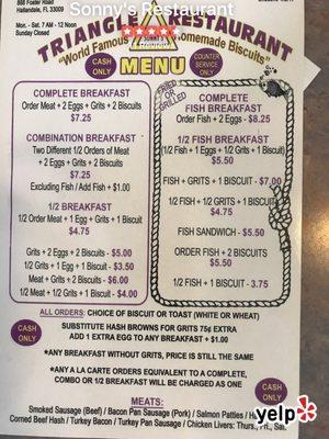 6/4/17 menu