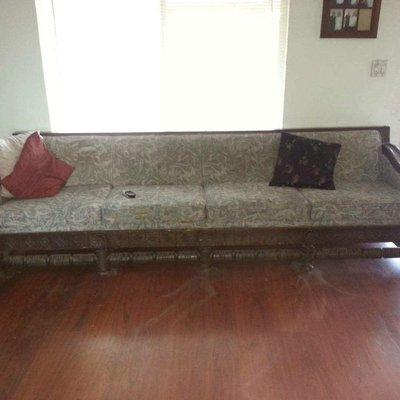 Before picture of my 9ft sofa