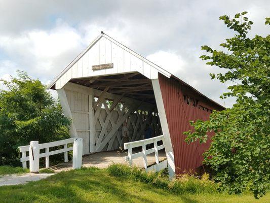 Imes covered bridge - oldest of the covered "Bridges of Madison County"