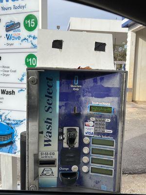 Kiosk for car wash