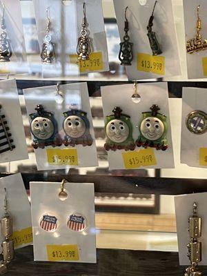 Thomas the train earrings selling out fast