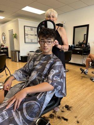 Latest Young men styles, perms are back!