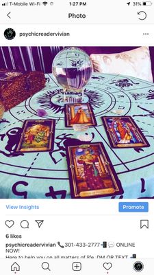 Tarot card reading