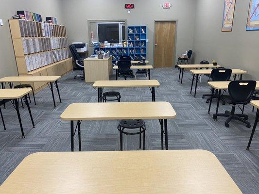 Primary Instruction and Early Learning area of the classroom.