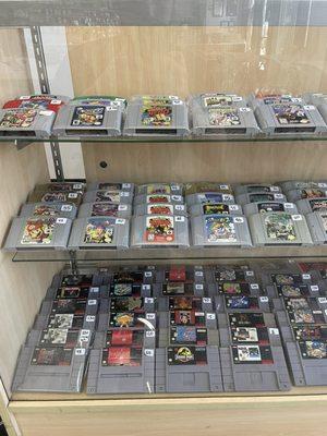 Nintendo 64 and SNES games