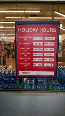 Holiday Hours