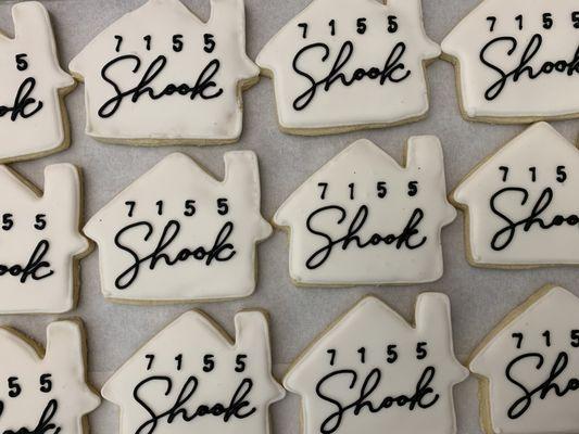 Custom address shortbreads