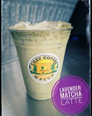 Lavender Matcha Latte