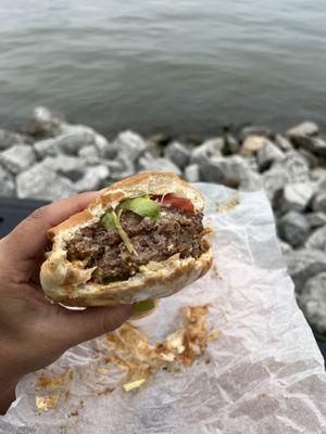 Tiger Burger with double patty