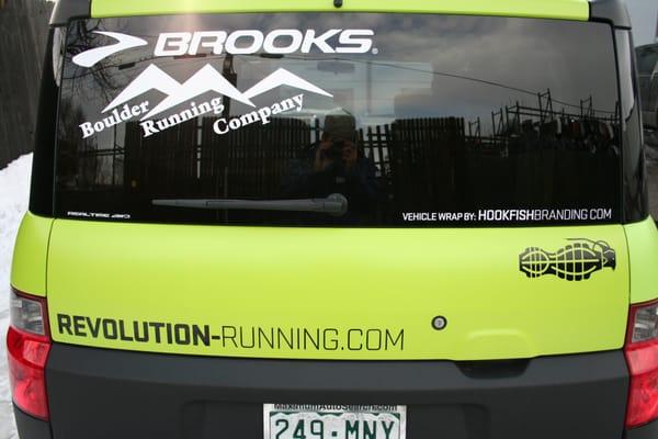 Revolution Running Vehicle Wrap by HFB