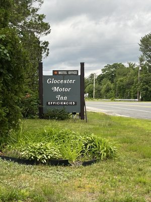 Updated roadside sign