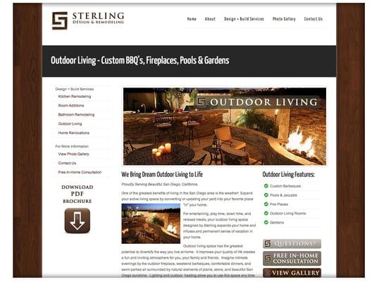 Web Site Design for Sterling Design view more work @ http://hutingdesign.com/portfolio-sterling.html