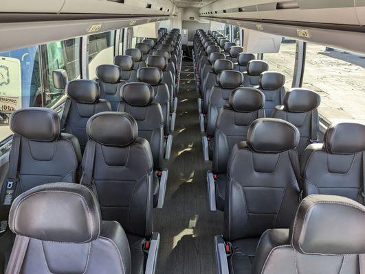 54 PASSENGER BUS (ADA) - INTERIOR (FRONT TO BACK)