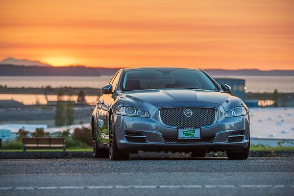 Broadway Autosales Jaguar at the Everett Waterfront Park