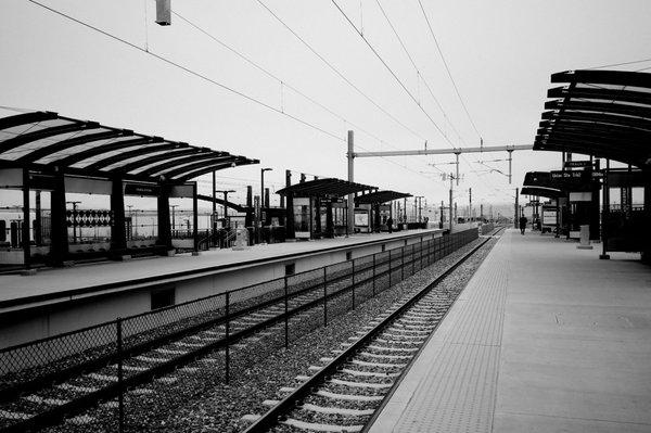 Station from the westbound side