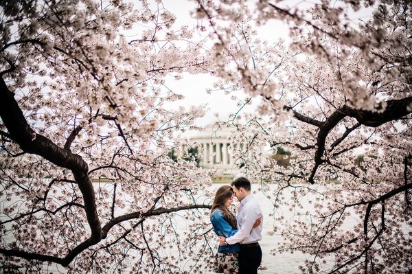 Across from the Jefferson Memorial in Washington D.C.