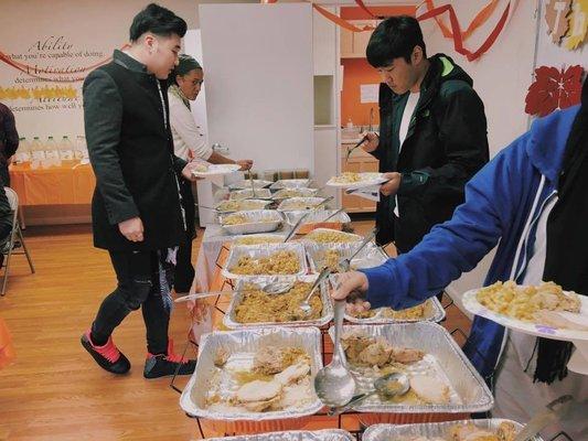 Evergreen Academy Thanksgiving Party