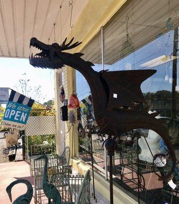 Metal dragon weather vane I wanted so badly...