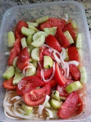 Cucumber salad