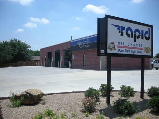 Rapid Oil Change location in Lubbock, Texas.