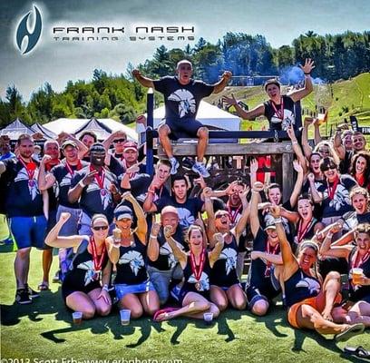 One of our many team outings...this was our team Spartan Race last summer