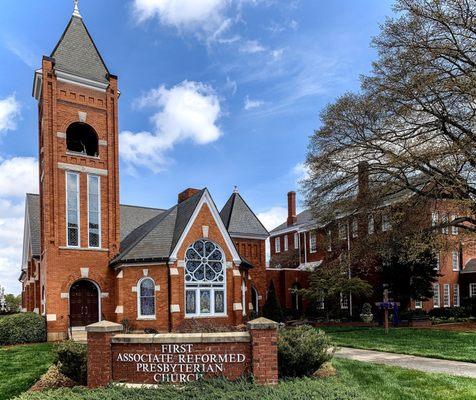 Charming historic church downtown