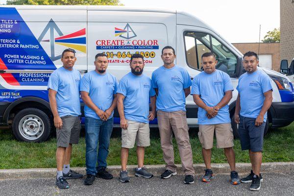 Create-A-Color Carpets & Painting team members