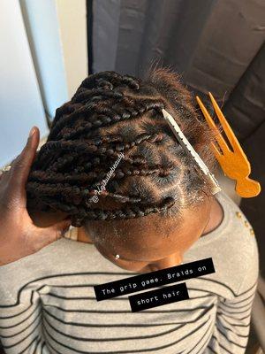 Traditional box braids