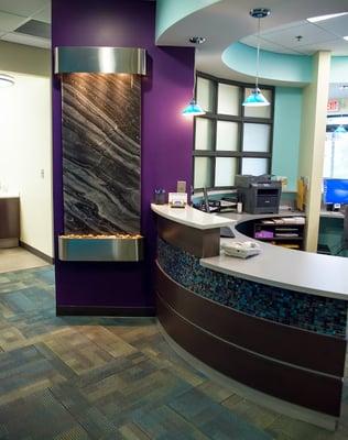 Beacon Dental's new office at 7200 Dan Hoey Road, Suite D, Dexter, MI 48130.

Our Check Out area.