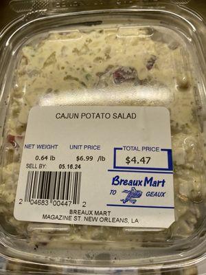 Cajun potato salad for cookouts