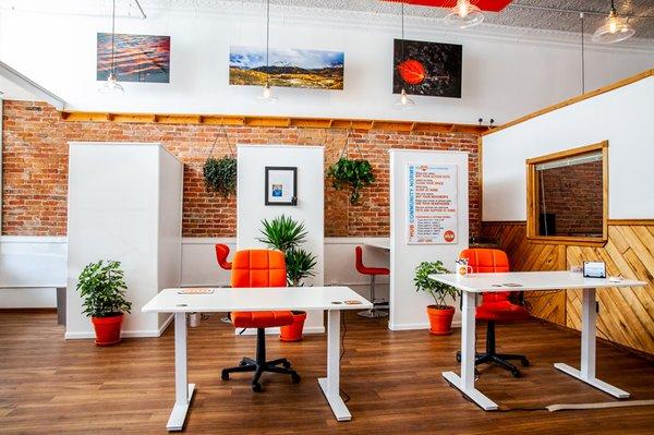 Individual workspaces within a great community!