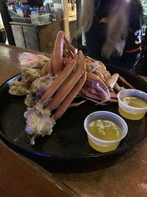 Monday night snow crab....