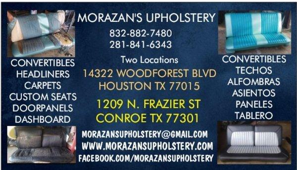 Morazans upholstery