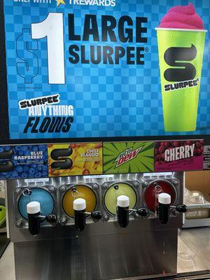 Slurpee flavors April 2024