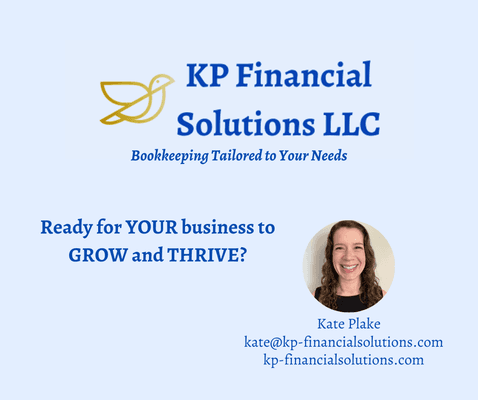 KP Financial Solutions
 Bookkeeping tailored to your needs.