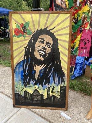 Bob Marley Painting