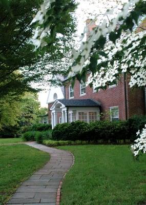 Hollin Hall in Spring.  Photo by Nina Tisara