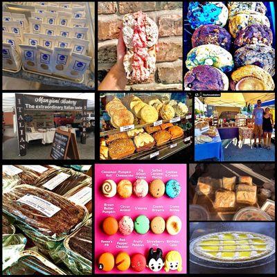 Variety of local bakers serve fresh baked goodies every Saturday in Tomball, TX at this Houston Area Farmers Market.