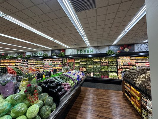 Produce section